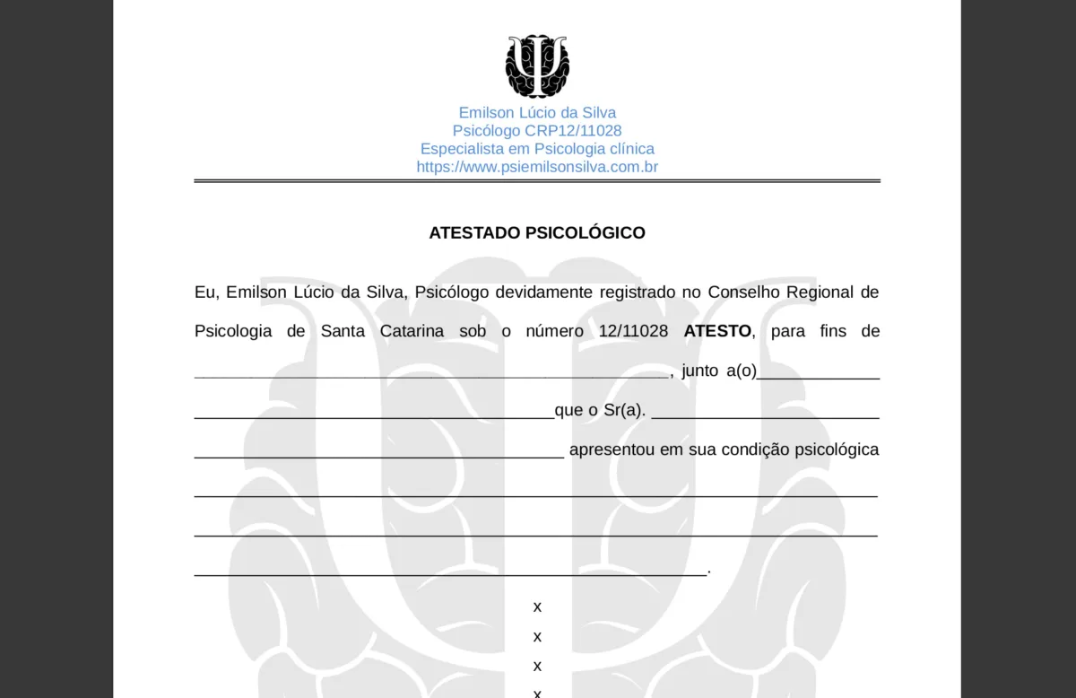 Empresas não são obrigadas a aceitar atestado do psicólogo